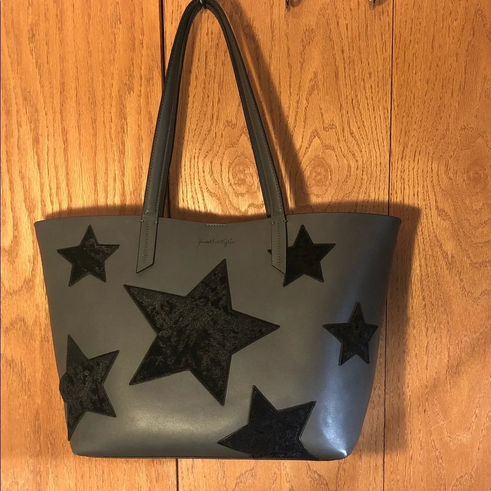 Kendall & Kylie Tote with Black Star Appliqués